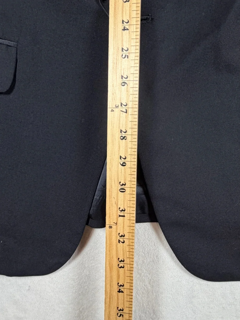 Pierre Balmain 42R 100% Wool Single Button Black Satin Shawl Collar Tuxedo Set